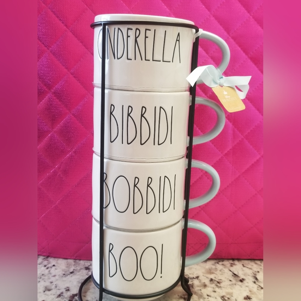 Rae Dunn CINDERELLA Mug Set